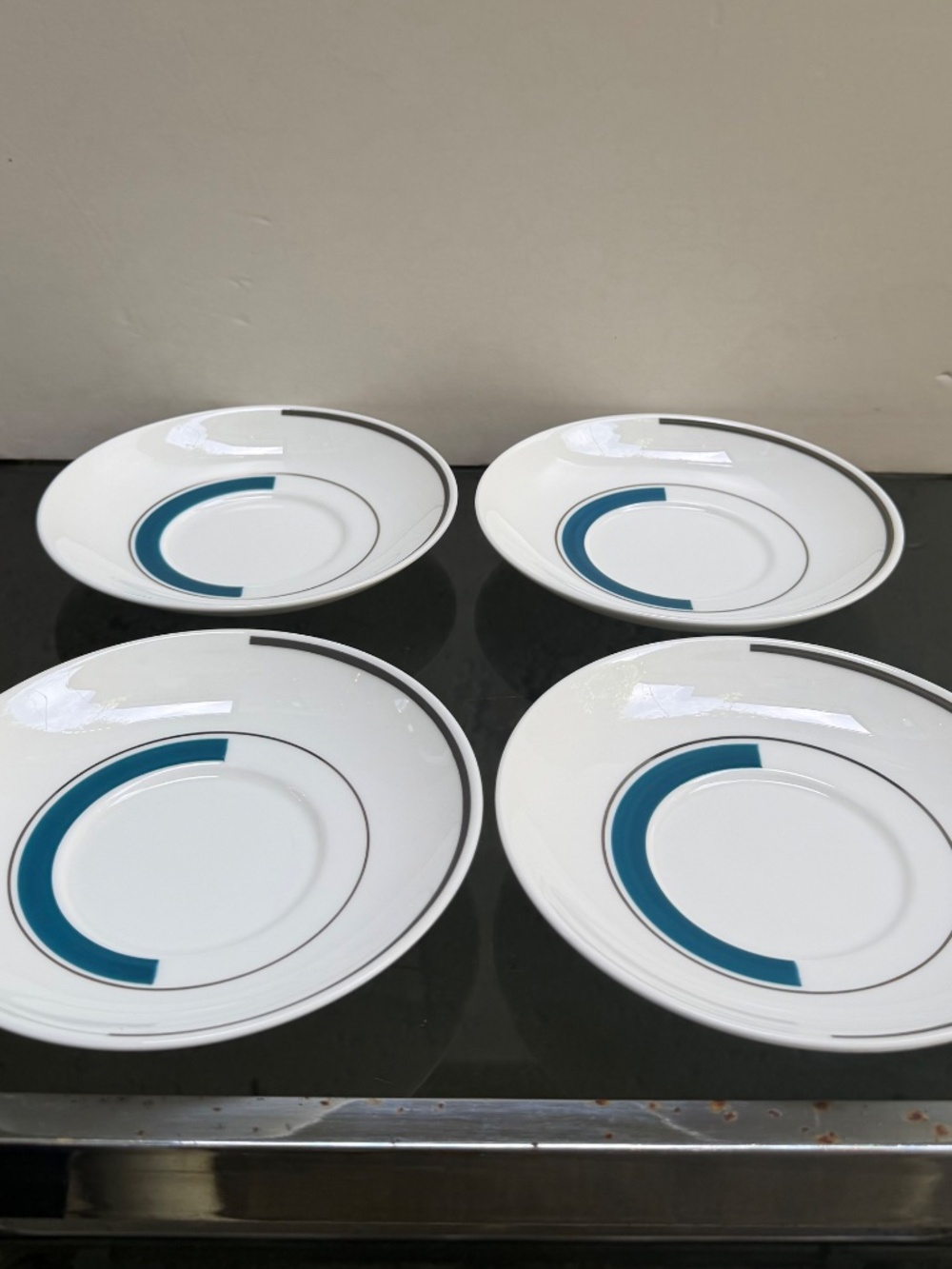 Wedgwood Eclipse Small Plates / Saucers, Set of 4